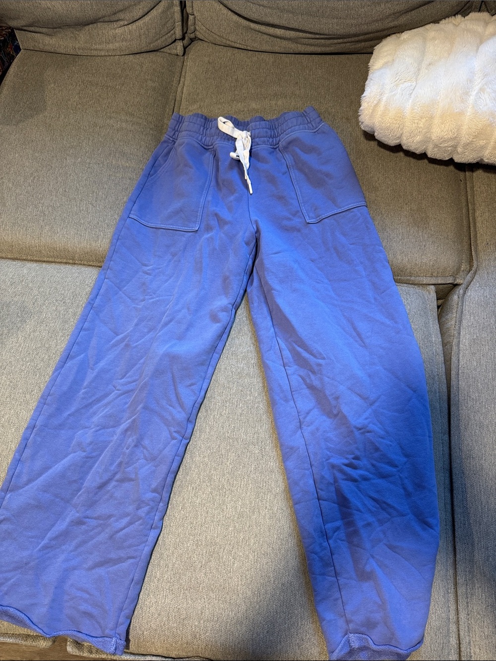 aerie Blue Drawstring Track Pants